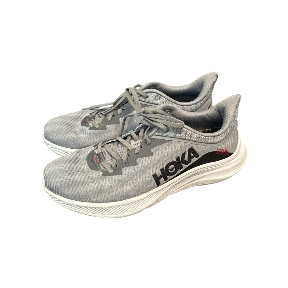 Men’s Hoka Gray and Black Solimar